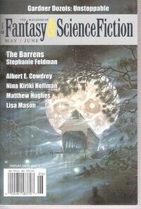 Cover of The Magazine of Fantasy & Science Fiction, May/June 2018 edited by C.C. Finlay
