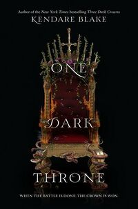 Cover of One Dark Throne by Kendare Blake