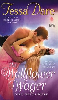Cover of The Wallflower Wager by Tessa Dare