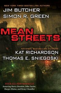 Cover of Mean Streets by Jim Butcher, Simon R. Green, Kat Richardson, & Thomas E. Sniegoski
