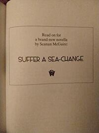 Cover of Suffer a Sea Change by Seanan McGuire