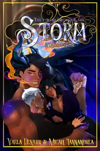 Cover of They Who Brought the Storm by Vaela Denarr and Micah Iannandrea