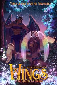 Cover of She Who Earned her Wings by Vaela Denarr and Micah Iannandrea