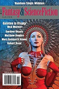 Cover of The Magazine of Fantasy & Science Fiction, January/February 2018 edited by C.C. Finlay